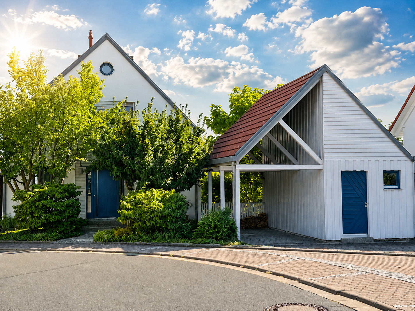 Freistehendes Architektenhaus in Hanglage